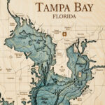 Tampa Bay Wall Art   4 Level   Sea And Soul Charts With Regard To Topographic Map Of Tampa Florida