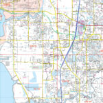 Tampa & Hillsborough County, Fl Wall Mapkappa   The Map Shop Regarding Street Map Of Tampa Florida
