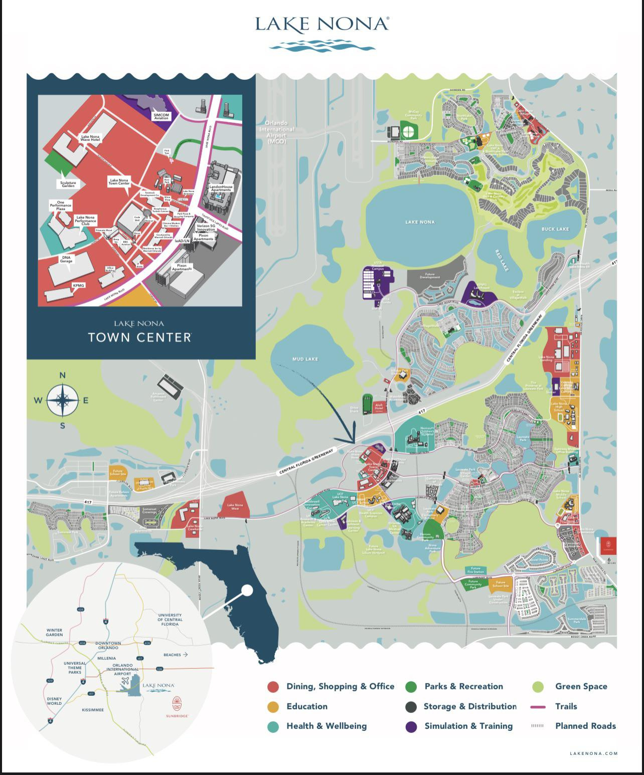 Tavistock Just Updated Ln&amp;#039;S Map. I Just Love My Community And I&amp;#039;M regarding Map Of Lake Nona Orlando Florida