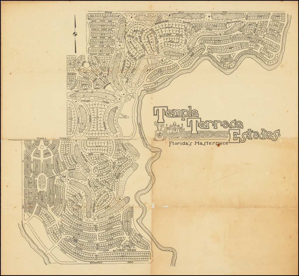 Temple Terrace Estates Florida&amp;#039;S Masterpiece - Barry Lawrence pertaining to Map Of Temple Terrace Florida