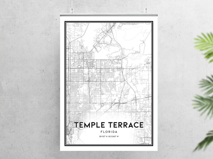 Map of Temple Terrace Florida