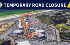 Temporary Road Closure Announced For South Pier Park Drive intended for Map Of Pier Park Panama City Beach Florida