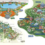The 50 Year Evolution Of Walt Disney World In Maps Throughout Maps Of Disney World Florida