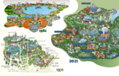 The 50-Year Evolution Of Walt Disney World In Maps throughout Maps Of Disney World Florida