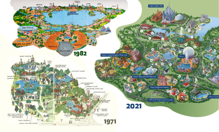 Maps of Disney World Florida