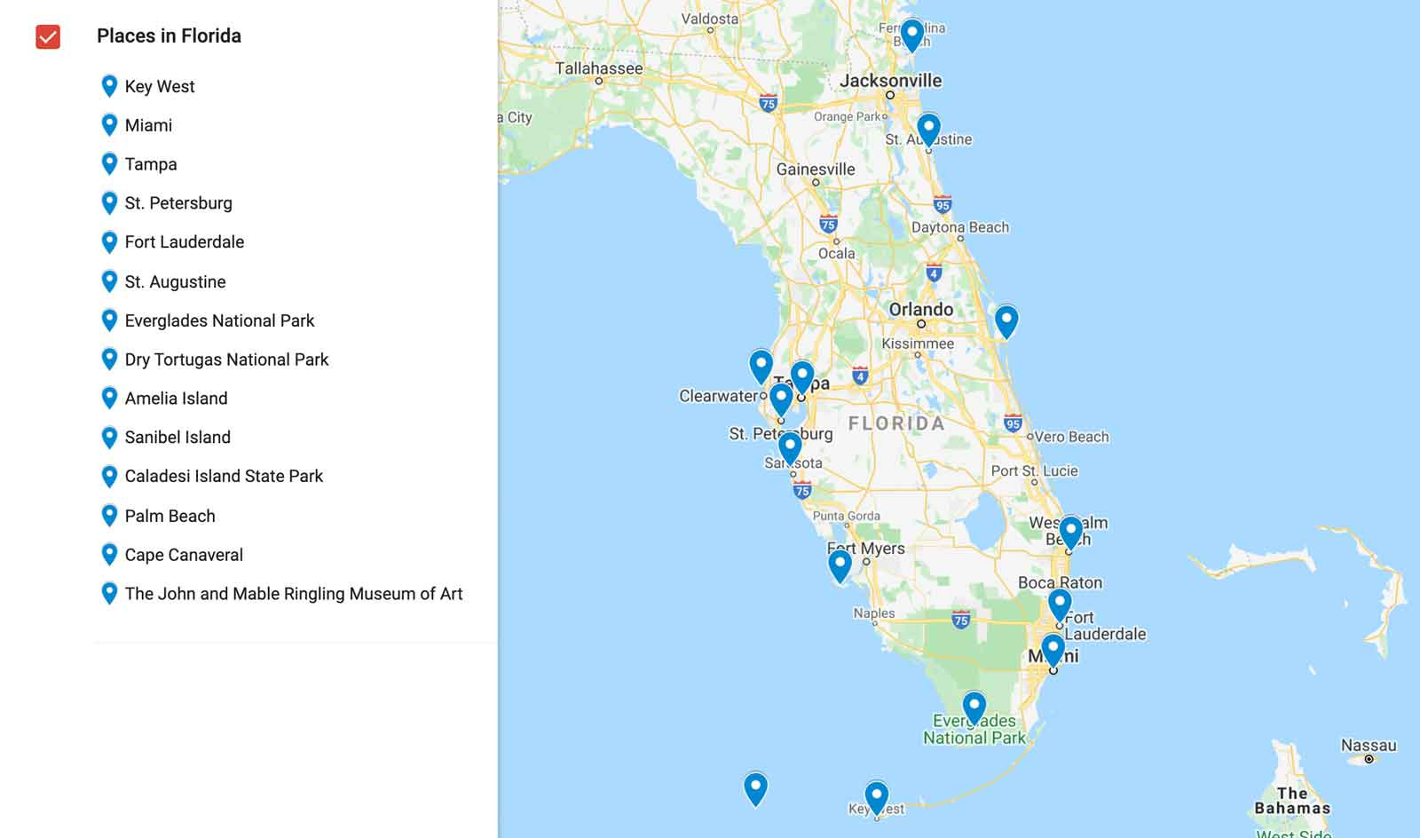 The Best Places To Visit In Florida | The Planet D with regard to Map Of Vacation Spots In Florida