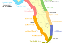 The Coasts Of Florida [Oc] : R/Mapporn intended for Map Of The Emerald Coast Of Florida