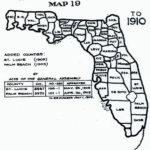 The Evolution Of The State Of Florida'S Counties Historic Maps And With Map Of Southern Florida Counties