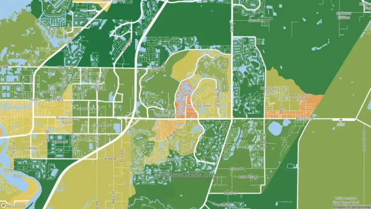 Map of Sun City Florida