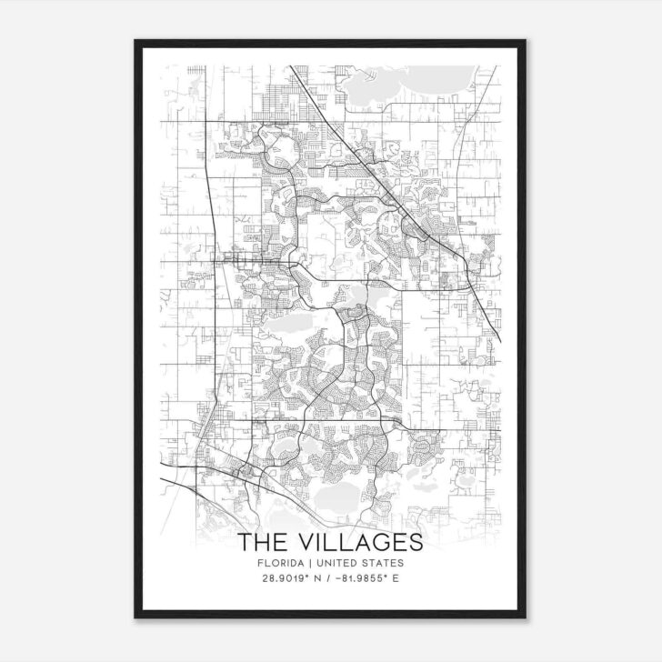 Detailed Map of the Villages Florida