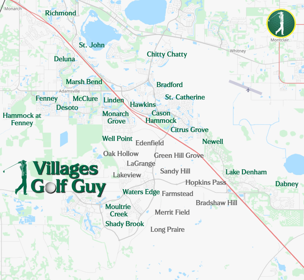 The Villages Neighborhood Maps - The Villages Golf Course Maps pertaining to Map Of Florida The Villages