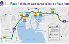 Toll Map &amp; Calculator - Tampa Hillsborough Expressway Authority with regard to Map of Tolls in Florida