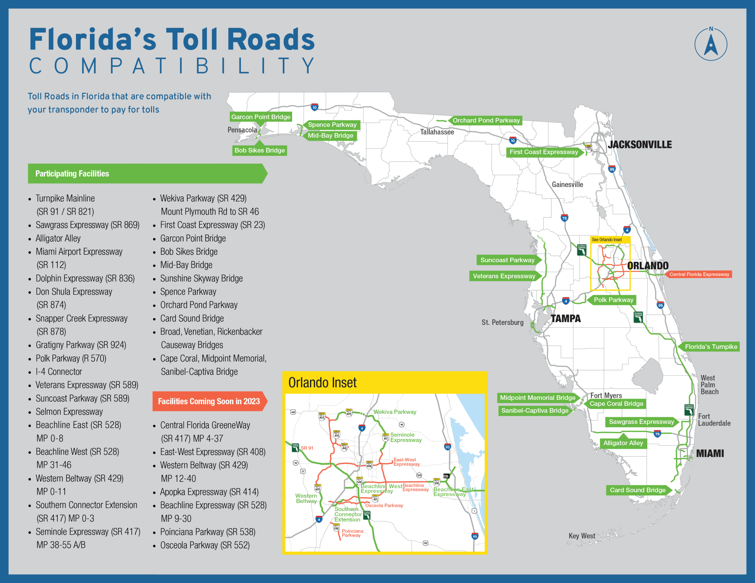 Toll Roads In Florida - Tampa Hillsborough Expressway Authority in Map of Tolls in Florida