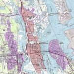 Topographical Map   St. Augustine Adventure In Map Of Florida Showing St Augustine