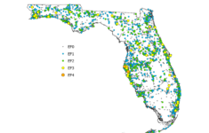 Tornadoes - Florida Climate Center within Map of Tornadoes in Florida