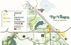 Trails &amp; Pathways - The Villages with Map of Florida the Villages