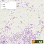 Trails, Tracks & Footways In Madison County, Florida For Map Of Madison County Florida