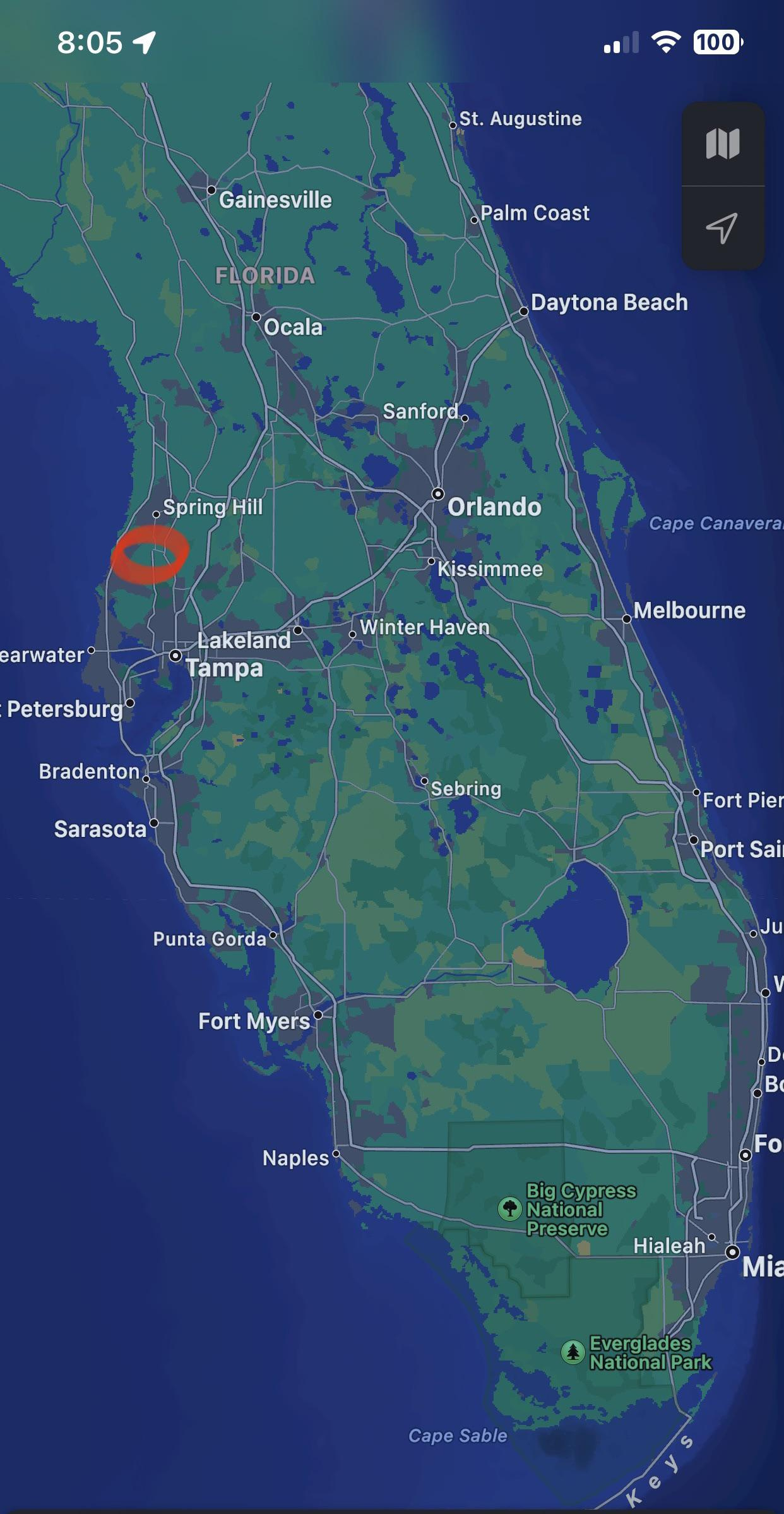 Traveling To New Port Richey For 10 Days In March. Best Peacock for Map Of Florida Port Richey