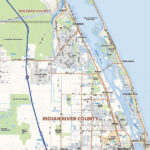 Treasure Coast, Florida Laminated Wall Map | Topographics In Map Of The Treasure Coast Florida