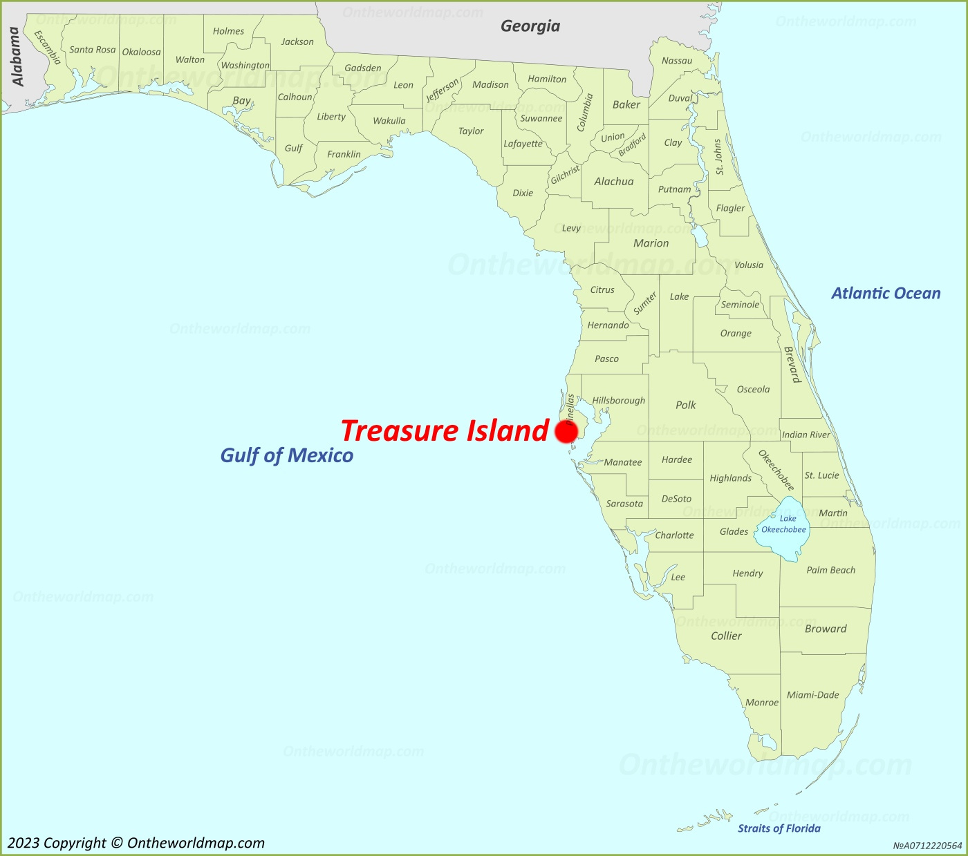 Treasure Island Map | Florida, U.s. | Detailed Maps Of Treasure Island with regard to Map Of Treasure Island Florida