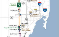 Turnpike Mainline / Sr 821 – Florida'S Turnpike regarding Map Of Florida Turnpike With Exits