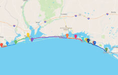 Ultimate Gulf Coast Beach Road Trip: Alabama To Florida | Geovea with Map Of Alabama Florida Gulf Coast