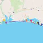Ultimate Gulf Coast Beach Road Trip: Alabama To Florida | Geovea Within Map Of Gulf Shores Alabama And Florida
