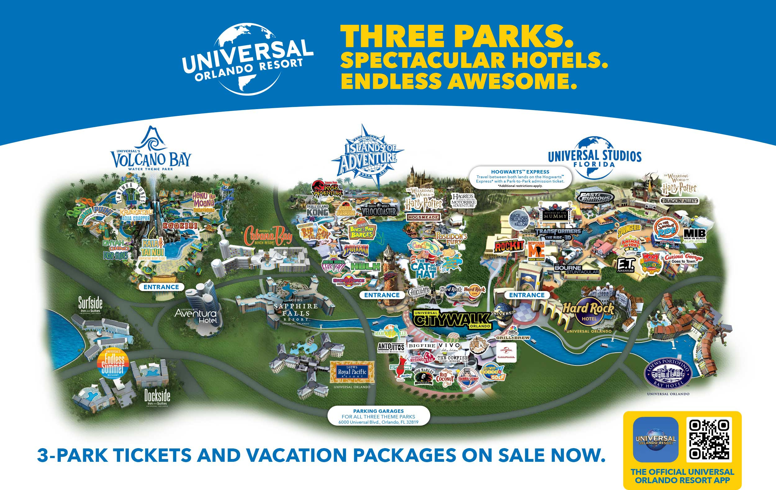 Universal Orlando Resort Map with regard to Map Of Universal Resort Florida