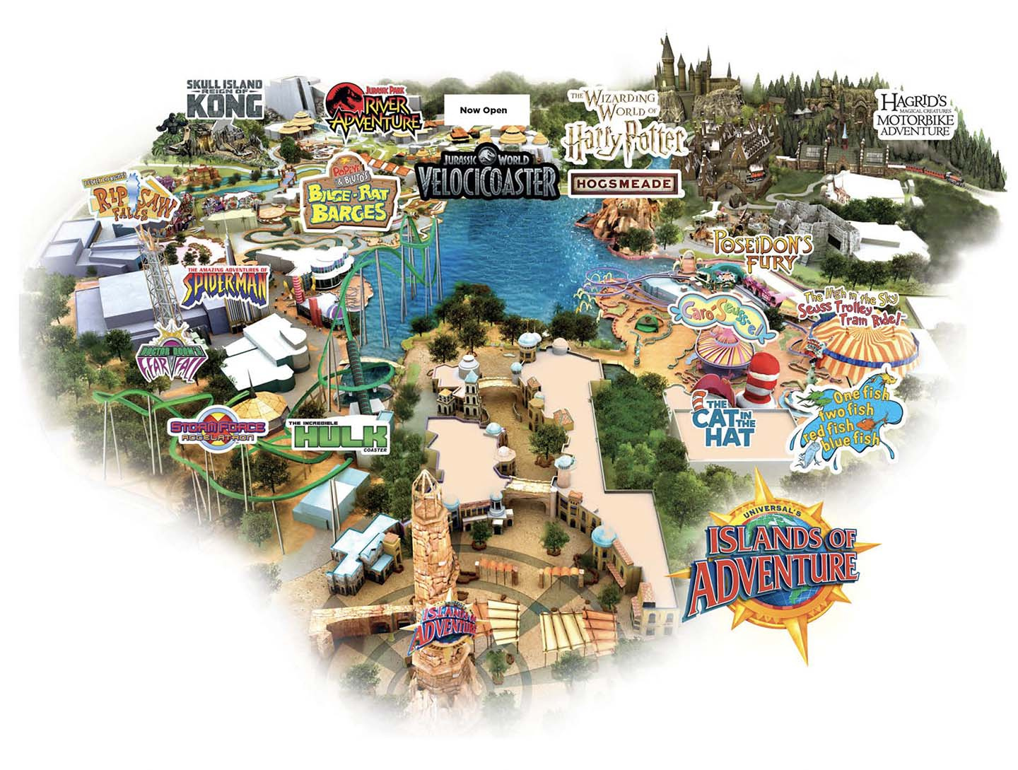 Universal Orlando Resort Park Maps - Universal Studios Orlando with regard to Universal Studios Islands Of Adventure Florida Map