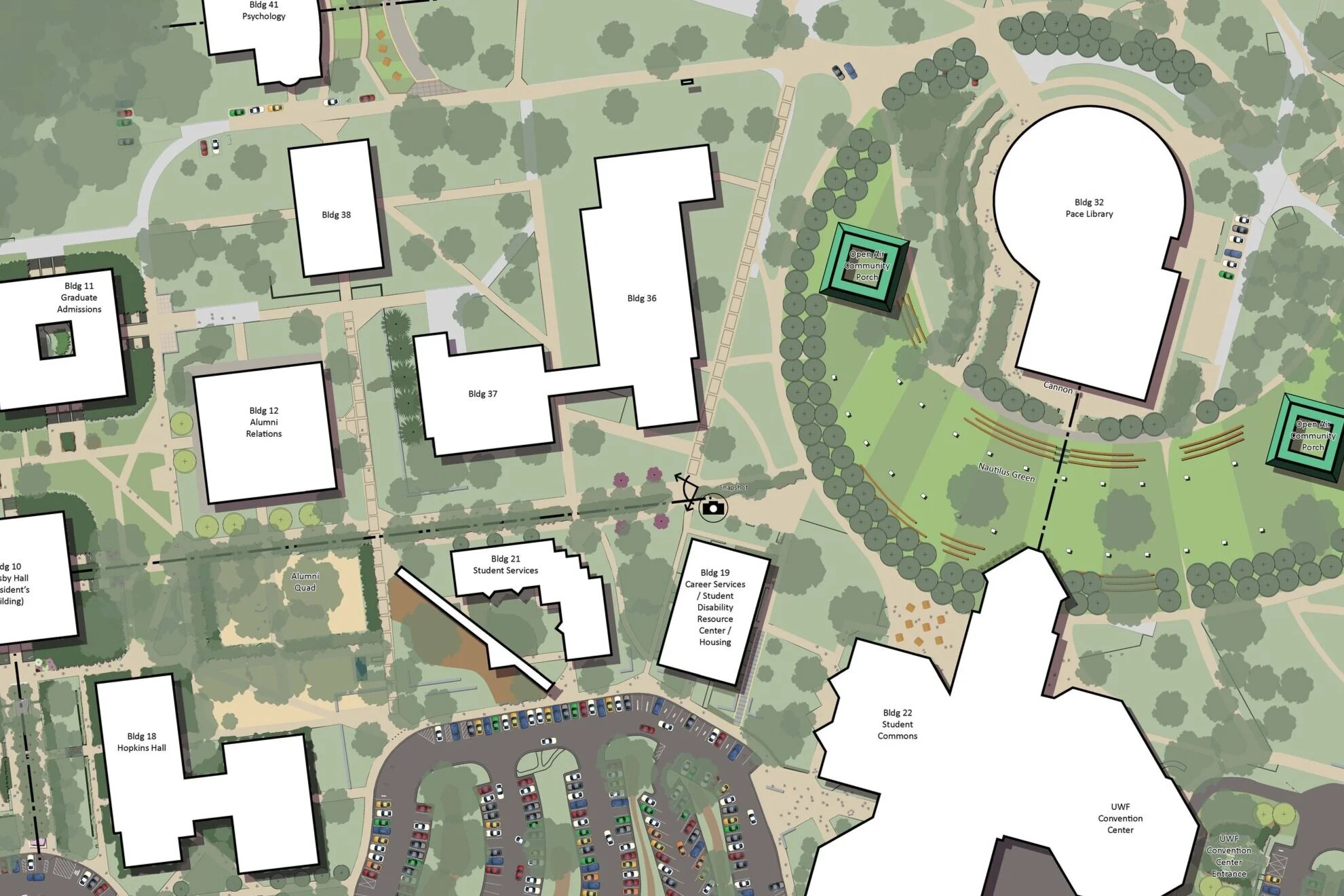 University Of West Florida Landscape Master Plan — Marquis Latimer regarding University of West Florida Map