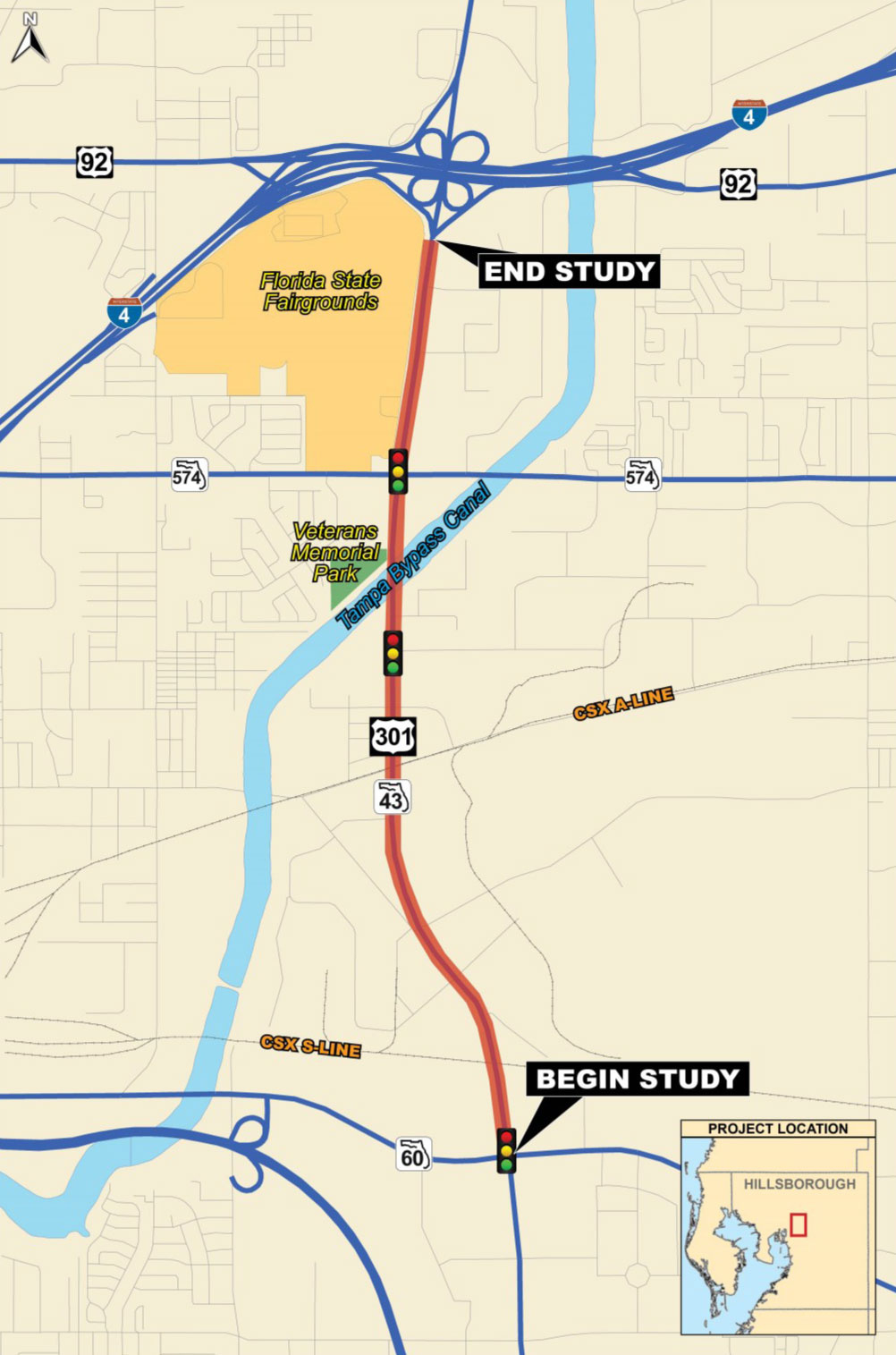 Us 301 Project Development And Environment (Pd&amp;amp;E) Study inside Map Of Route 301 In Florida