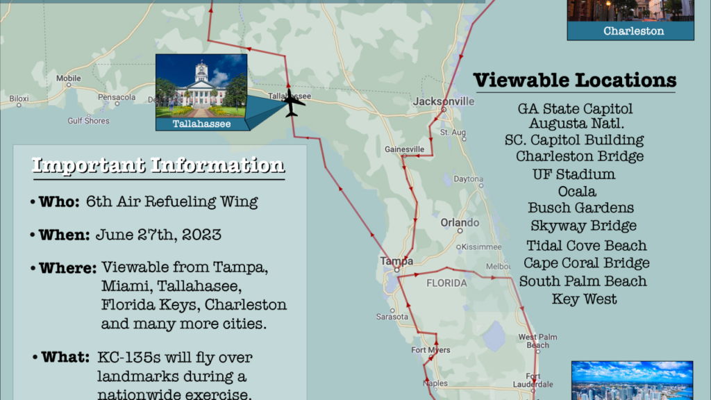 Map Of Us Air Force Bases In Florida | Maps Of Florida
