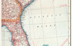 Usa. South East. Florida North Carolina South Carolina Georgia 1920 Old Map for Map Of Georgia Usa And Florida