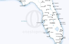 Vector Map Of Florida Political | One Stop Map intended for Map of Florida Printable Free