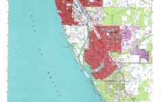 Venice Topographic Map 1:24,000 Scale, Florida with Map of Venice Florida