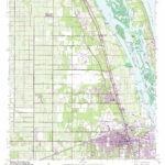 Vero Beach Topographic Map 1:24,000 Scale, Florida Inside Map Of Florida Vero Beach