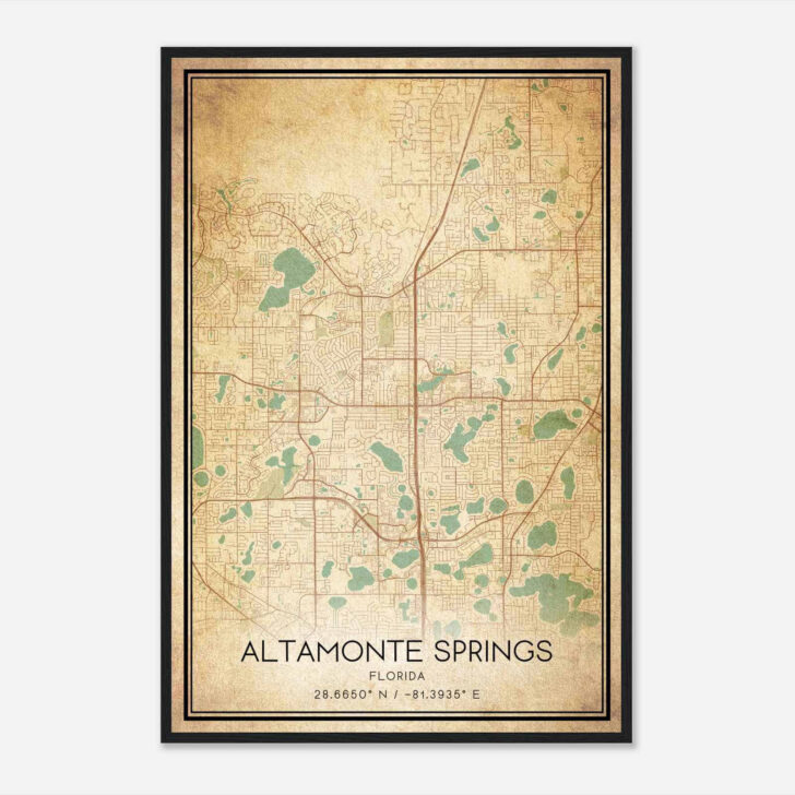 Map of Altamonte Springs Florida