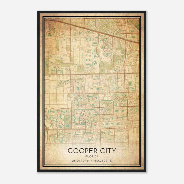 Map of Cooper City Florida