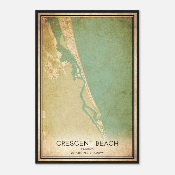 Map of Crescent Beach Florida