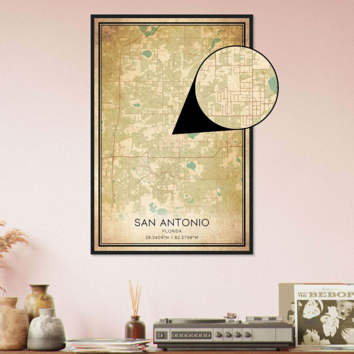 Map of San Antonio Florida