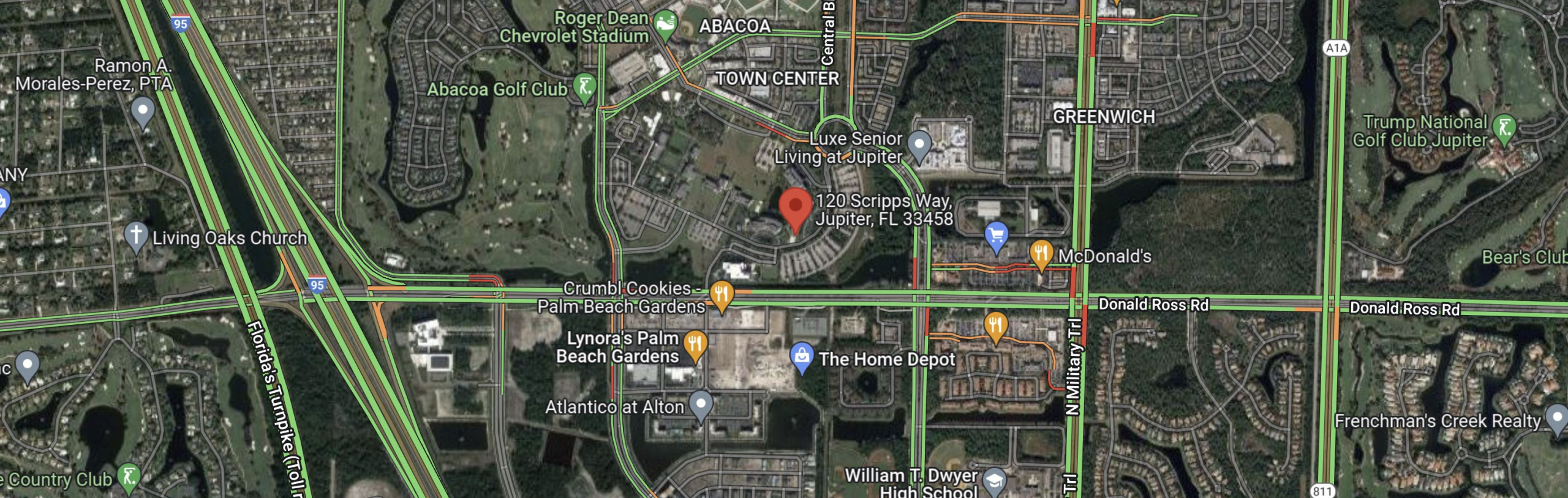Visiting Our Campus » The Herbert Wertheim Uf Scripps Institute with University of South Florida Google Maps