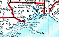 Wakulla County, 1893 pertaining to Map Of Wakulla County Florida