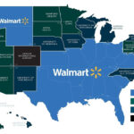 Walmart Nation: Mapping America'S Biggest Employers In Map Of Walmarts In Florida