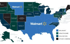 Walmart Nation: Mapping America'S Biggest Employers in Map of Walmarts in Florida
