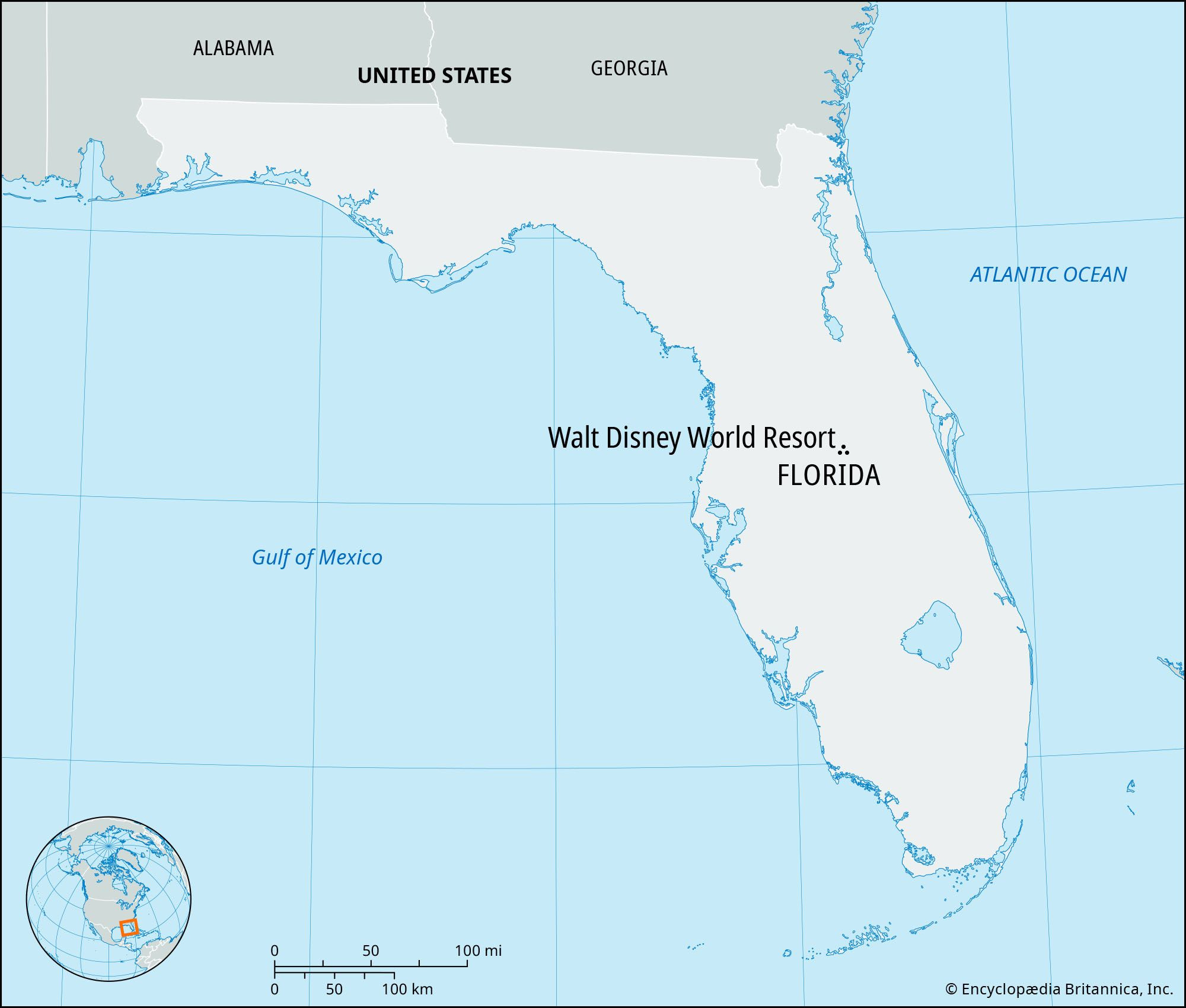 Walt Disney World Resort | Theme Parks, Attractions, Vacations within Disney World on Map of Florida