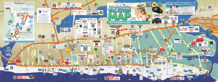 Map of Panama City Florida