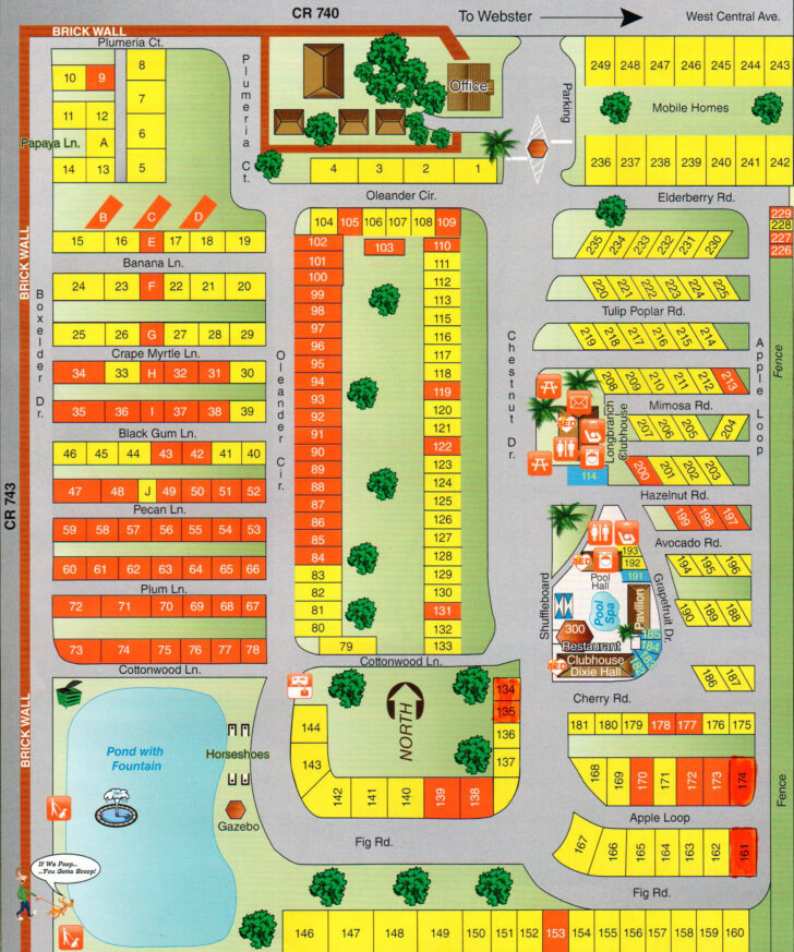Map of Florida Rv Parks