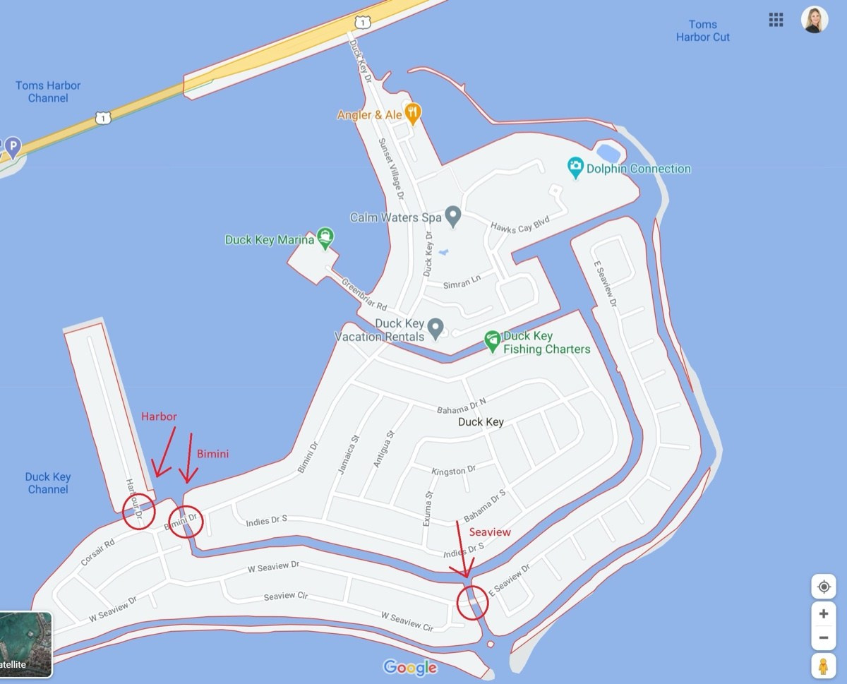 weight limits imposed on 3 duck key bridges inside map of duck key florida Weight Limits Imposed On 3 Duck Key Bridges inside Map of Duck Key Florida