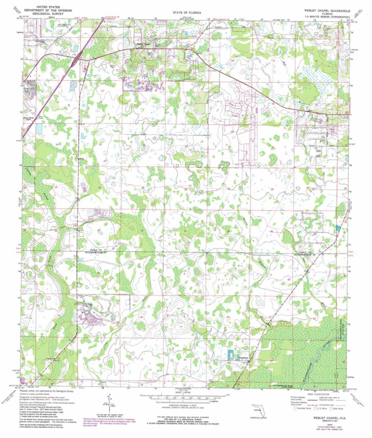 Map of Wesley Chapel Florida