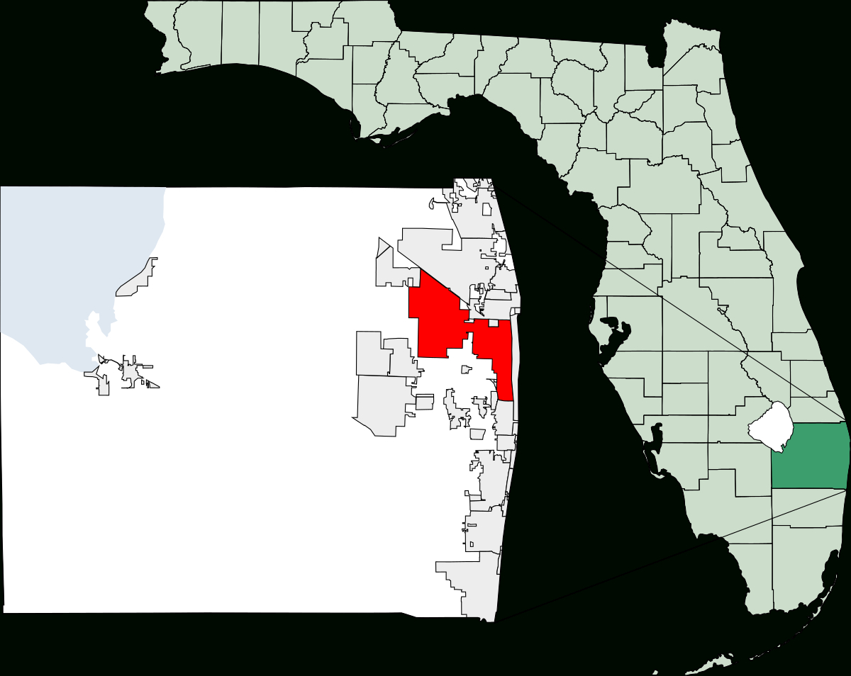 West Palm Beach, Florida - Wikipedia in Map Of West Palm Florida